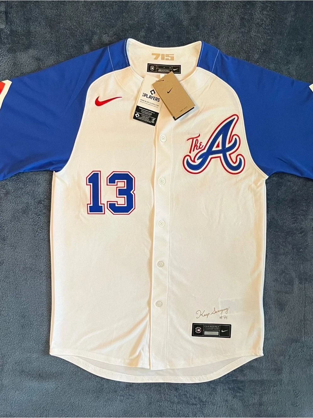 Nike Atlanta Braves Ronald Acuña Jr. #13 Jersey | Size S Long | NWT